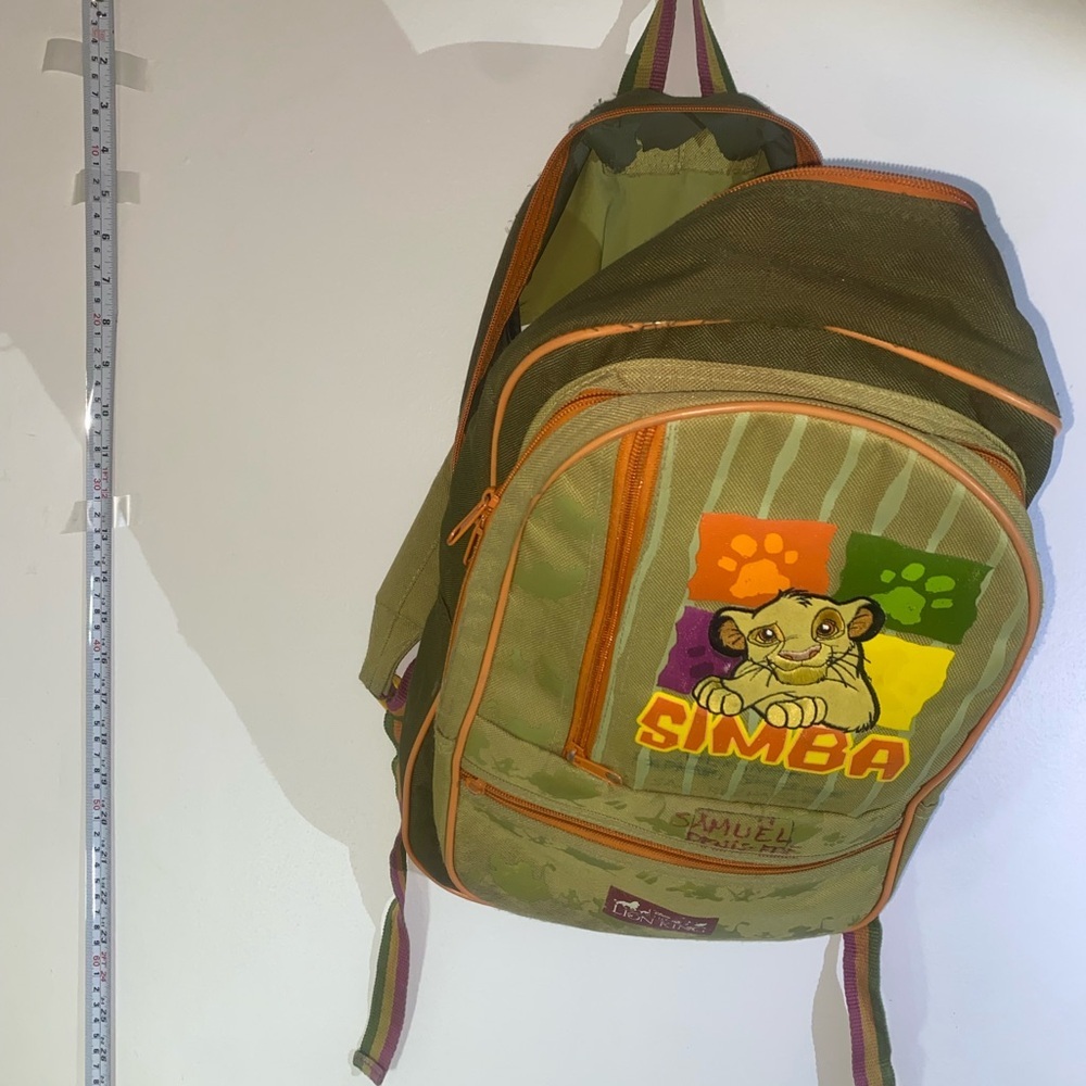 Vintage Simba Green Backpack - Picture 6 of 9